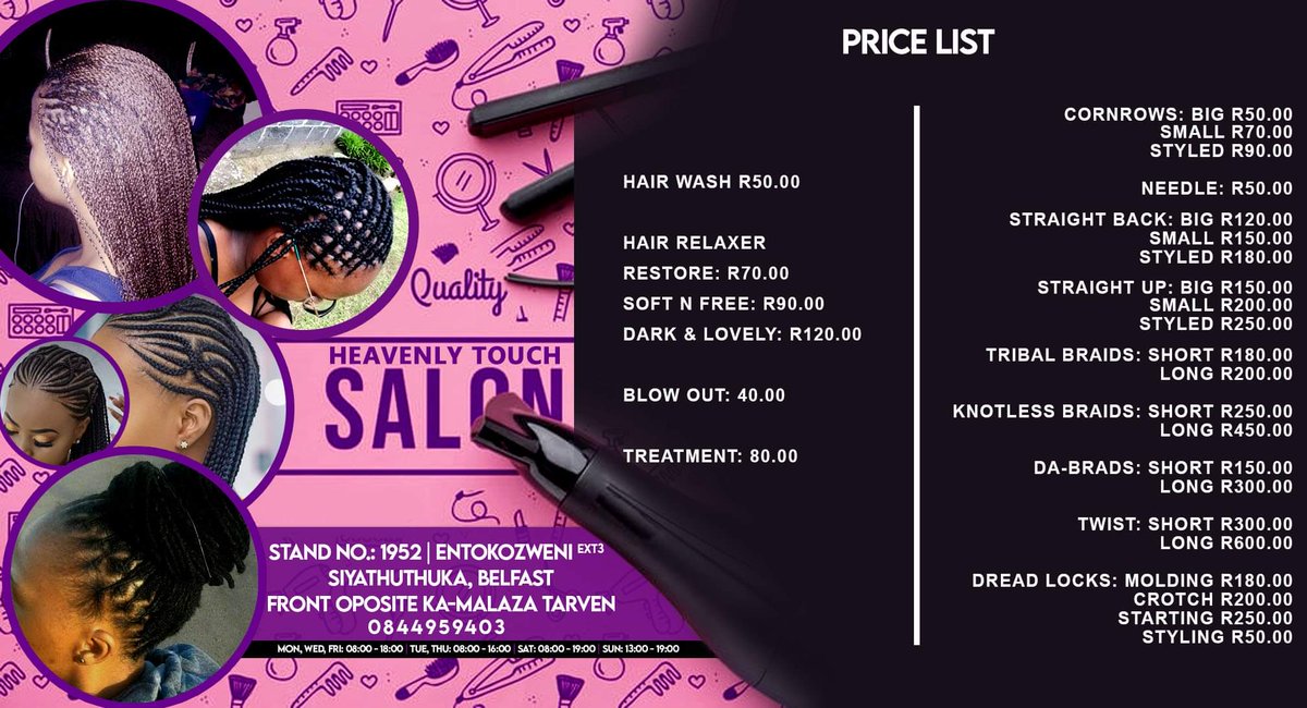 weheavenlytouch's tweet photo. #HeavenlyTouchHair
#Hair #Salon https://t.co/qSk7EvyMxh