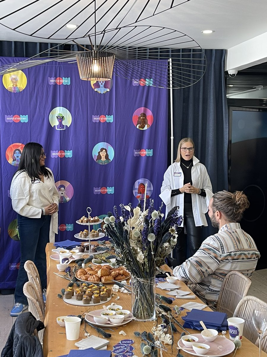 ManuLionCrypto's tweet photo. WoWesome event this morning in @courbet @worldofwomennft 

Thanks @MAWachtmeister for hosting us.  

And thanks to the WoW team 
@kashvii @adelinahaha @raphfac 

#worldofwomennft #nftparis 
#WoW #timeiswow https://t.co/0FP5xcgyjz