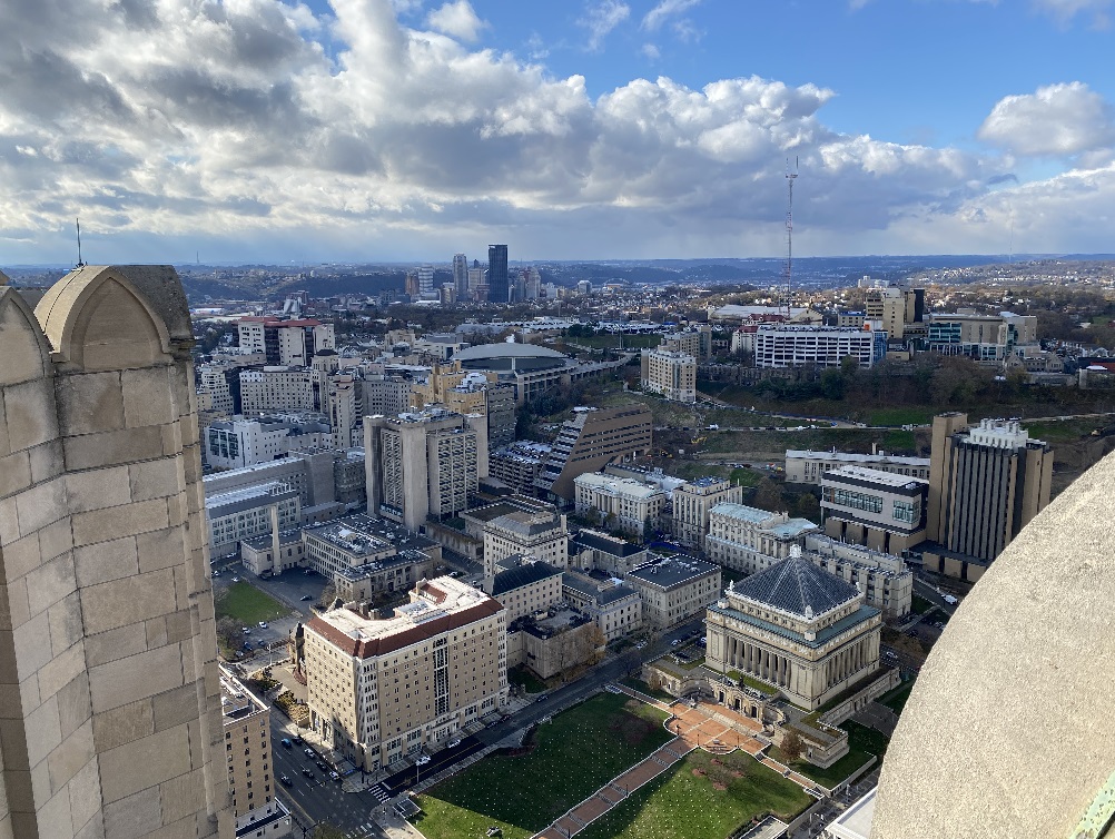 Do you know where your internet signal comes from? Coraopolis, New Kensington, Wilkinsburg, and Homewood, do you recognize your signal all the way from the Pitt's Cathedral of Learning?! #h2p #pitt #cathedraloflearning #pittsburghnonprofit