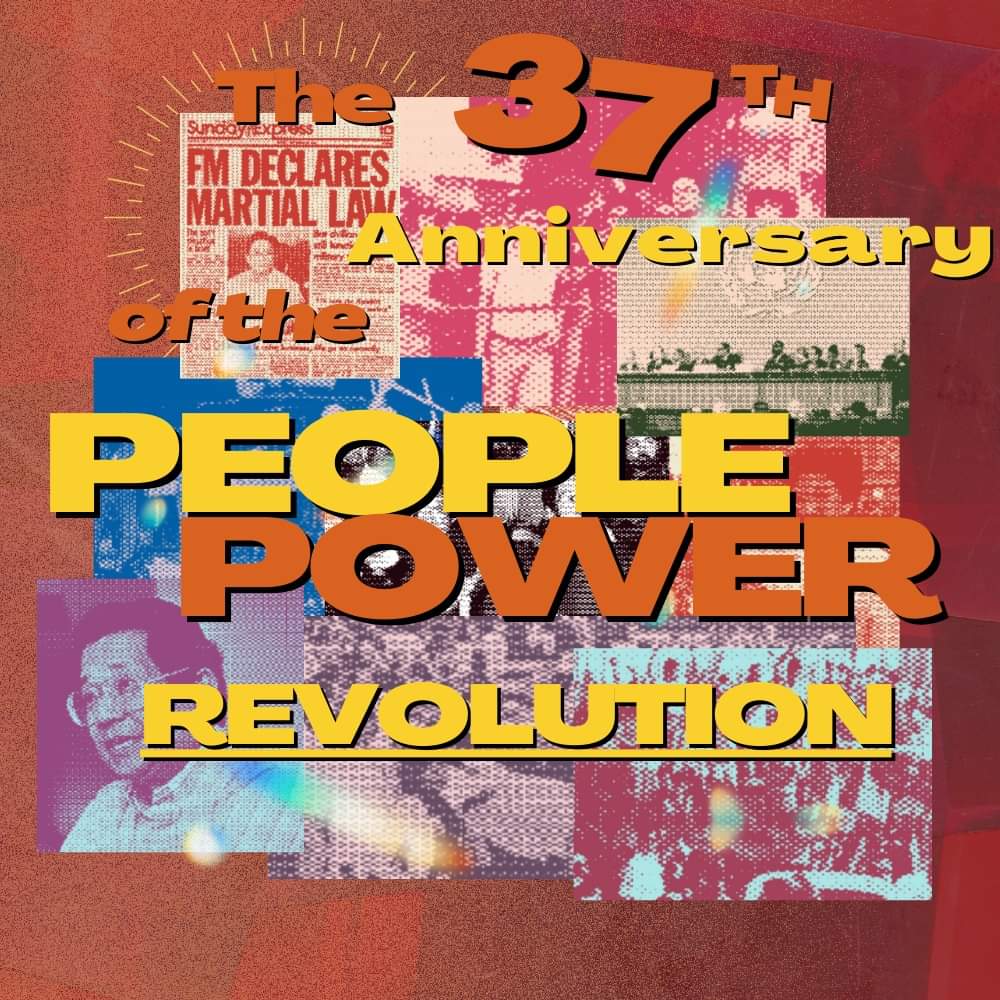 USTHSTSOC's tweet photo. “I had always hoped and dreamed that we Filipinos could be more intensely nationalistic, and EDSA was it. Finally, Filipino people were identifying with all that's good about the Filipino—the sharing of the food, the praying together, the kindness and support shown for everybody, https://t.co/K44gjH6dSY