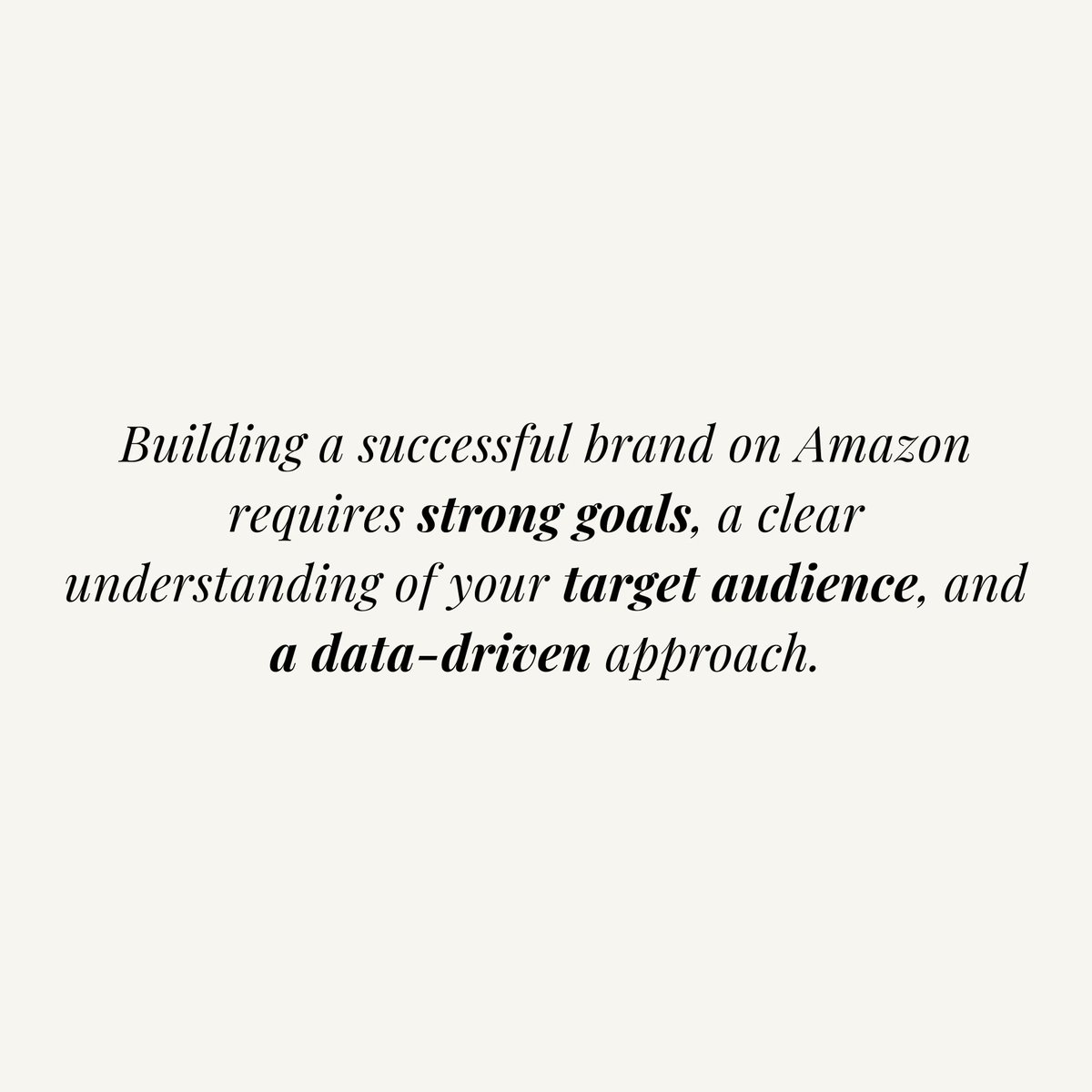 Amazon has the tools and resources to help you achieve success. Here are some strategies for how you can build up your brand on Amazon for long-term success. 

Check out the full blog here: buff.ly/406ldM6 

Start your free trial of Nozzle today: buff.ly/3BdLEUm