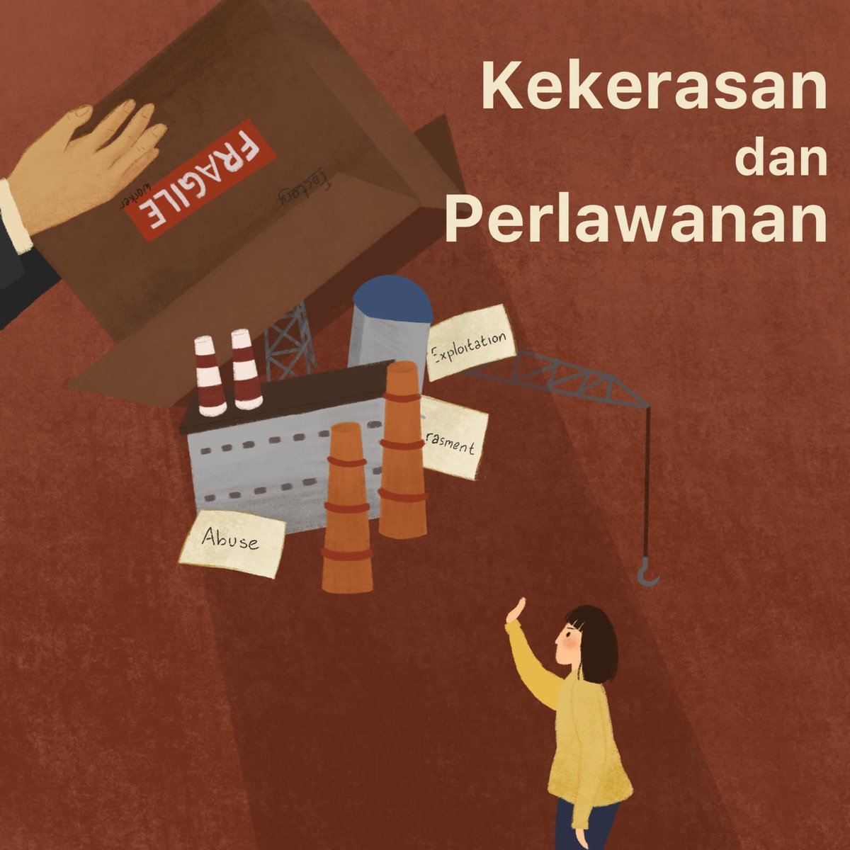 Sejak 7 tahun terakhir, Jawa Tengah menjadi tujuan relokasi. Selain makin luas alih fungsi lahan, sawah jadi pabrik, juga diikuti dengan percaloan lowongan, konflik ormas, perceraian, hingga masifnya praktik portitusi. Di dalam pabrik, kekerasan pun meningkat seiring meningkatnya