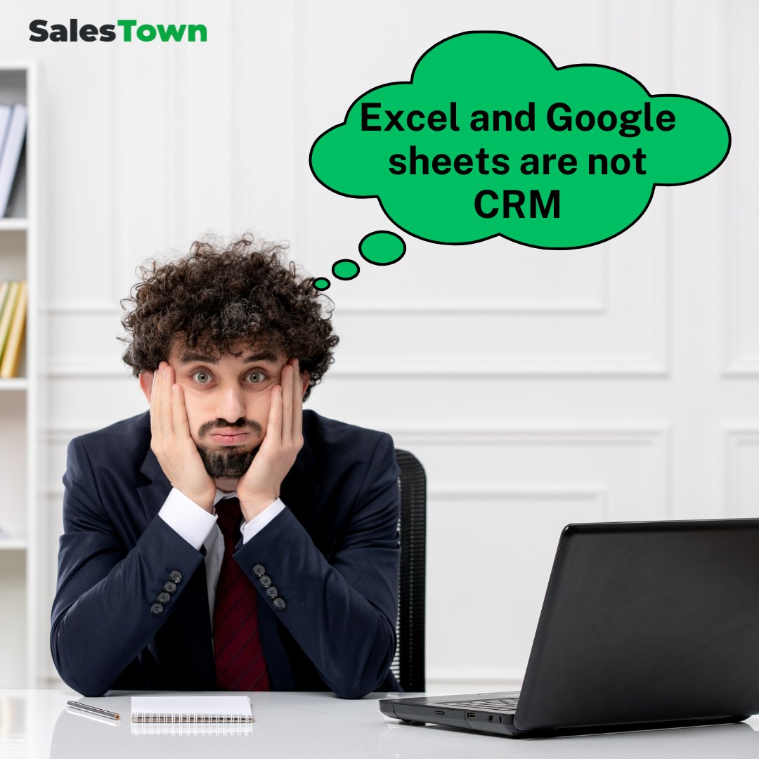 SalestownCrm's tweet photo. Are you still using spreadsheets to manage your customer data?
.
.
Stop wasting your time on manual data entry. It's time to upgrade to a real CRM! Join Salestown!!
.
.
#crmsolution #crmsolutions #crmsolutionprovider #crmsolutionscompany #crmsolutionproviders  #startupindia https://t.co/s4qedaWokz