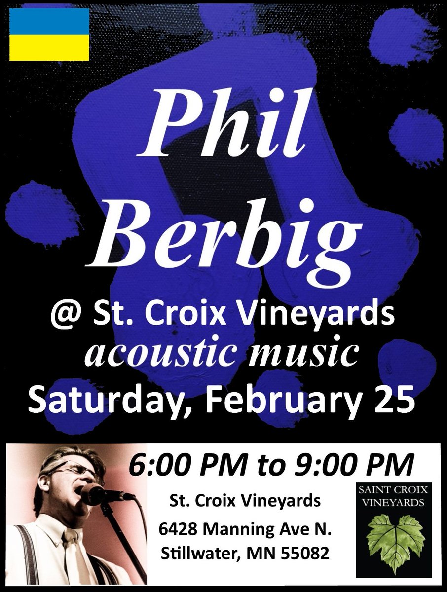 Saturday night at #StCroixVineyards in #stillwatermn, Stop by if you can.
