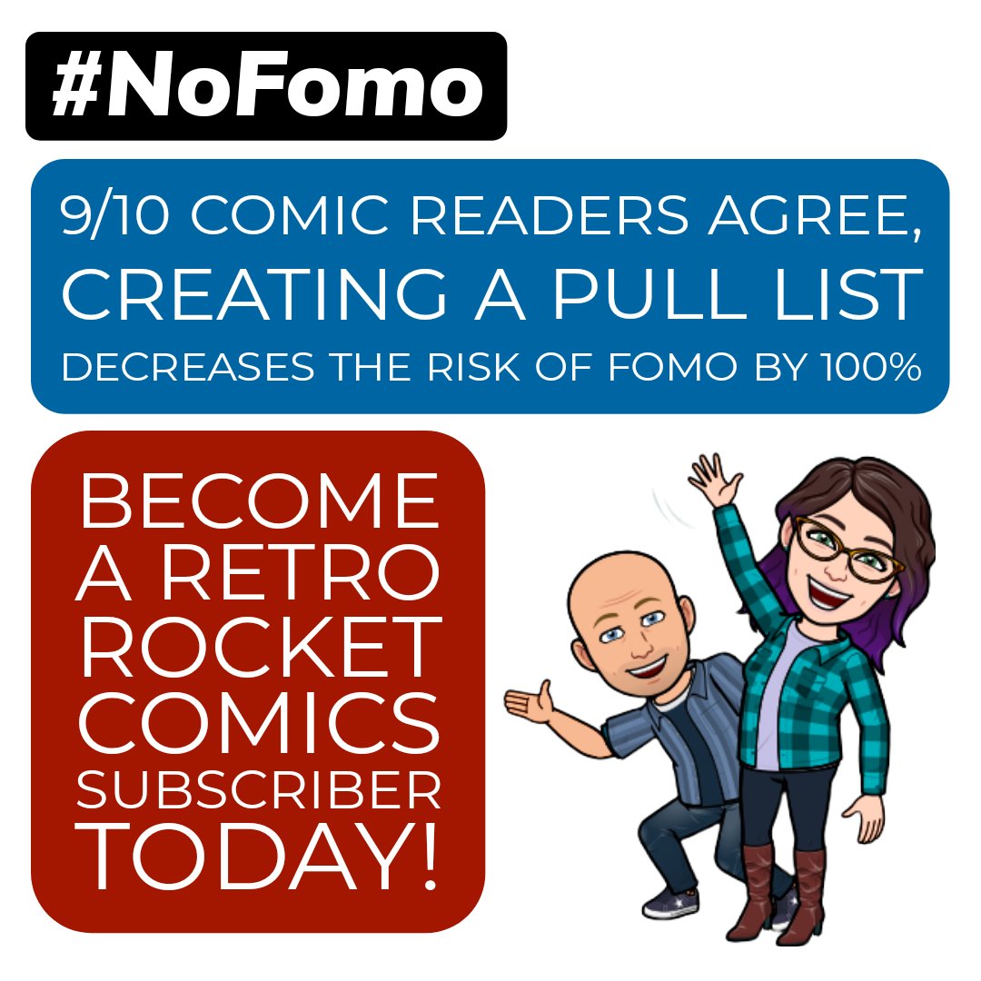 TheRetroRocket's tweet photo. Fear of missing out does not have to happen... combat COMIC BOOK FOMO by creating your very own RETRO ROCKET COMICS Pull List TODAY! 
#combatcomicsfomo #nofomo #retrorocketcomics #comicsareforeveryone #shoplocal #supportsmallbusiness #supportyourlcs #galtlove #dtcambridge https://t.co/eXmEOHKoCp