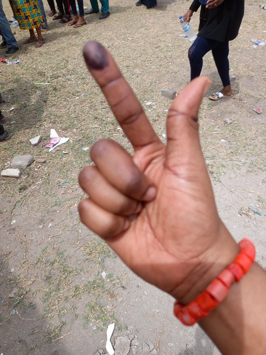 teeb_buzz's tweet photo. My vote counts! #NigeriaDecides2023 #Nigeriaelection2023 #wemove #Electionday https://t.co/YRBT0R6AgJ