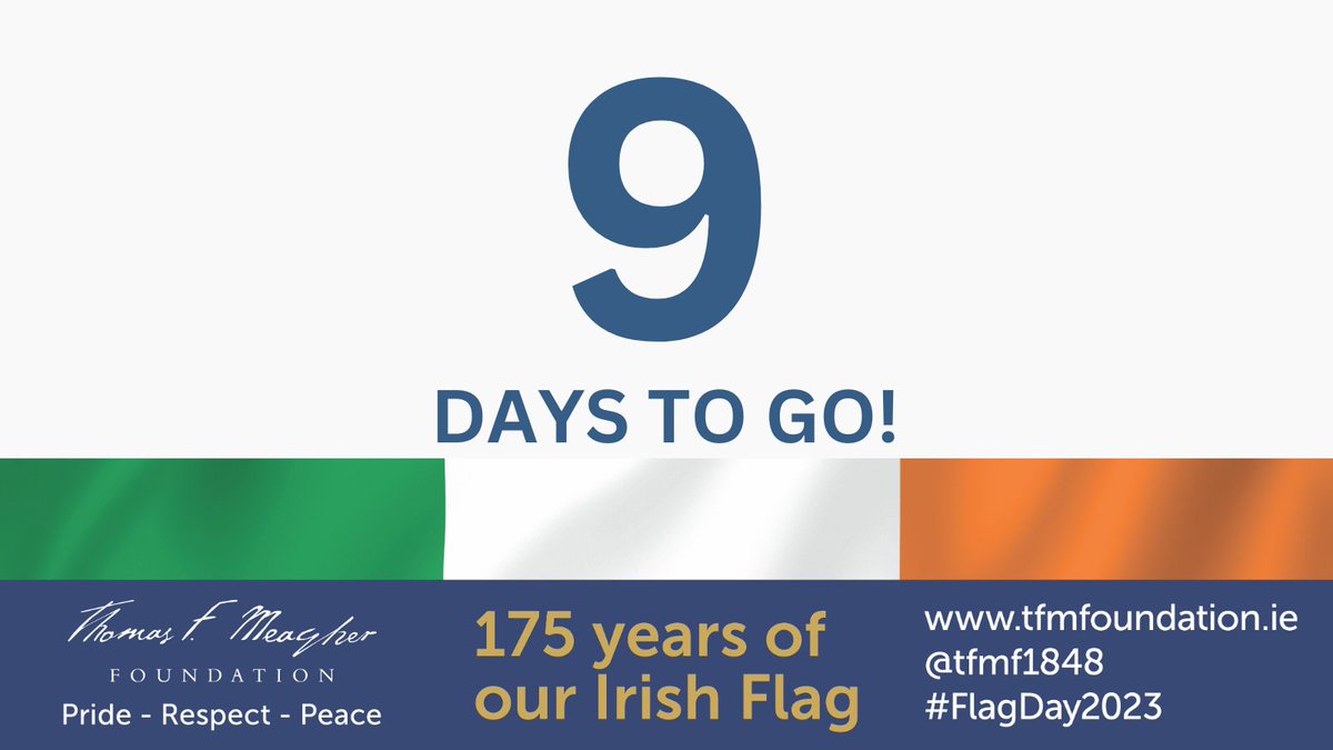tfmf1848's tweet photo. ➡️At this event post primary schools from across the state will be presented with an Irish flag (handmade by Flags Ireland)
➡️Each flag has been flown from 33, The Mall in Waterford where Thomas F. Meagher first flew the Irish Tricolour Flag on March 7 1848
#175Flag #FlagDay2023 https://t.co/Owpmg0BxX5