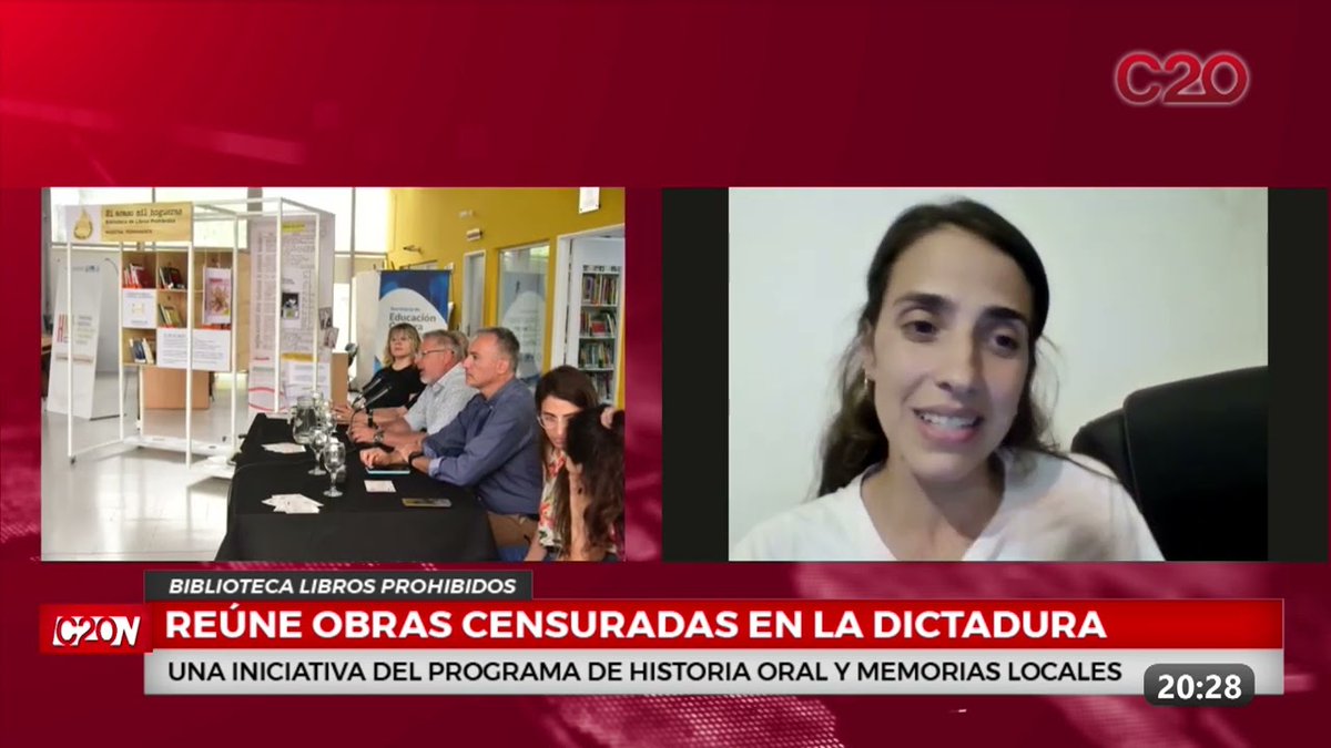 Portal5900's tweet photo. 24/02/2023 Reúne obras censuradas en la dictadura, una iniciativa del programa de historia oral y memorias locales.

Fuente: C20 Noticias #C20 #C20Noticias #Canal20 #Canal20Noticias #Noticias #VillaMaría

https://t.co/u0LN7zBim7 https://t.co/TtuAtfT0tj