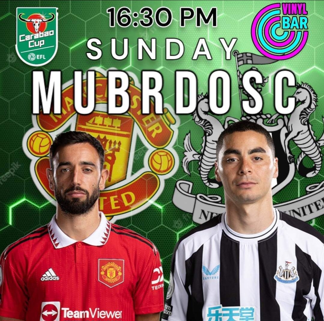 MUSCBALLYFERMOT's tweet photo. Carabao Cup Final:
Doors open from 3pm.
Food served at half time.
Dj Booked for after the match.
Fully Capacity will definitely be reached so get down.
Best atmosphere guaranteed.π΄β«οΈπΎπͺ
#mubrdosc #manchesterunitedballyfermotreddevilsofficialsupportersclub #OneUnitedFamily https://t.co/OInWnNSoOu