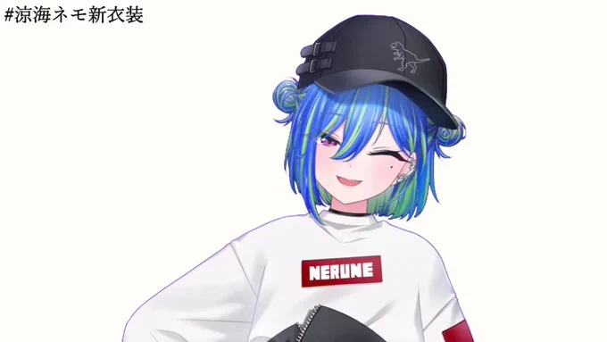 ウインクかわいいいいいい #涼海ネモ新衣装 