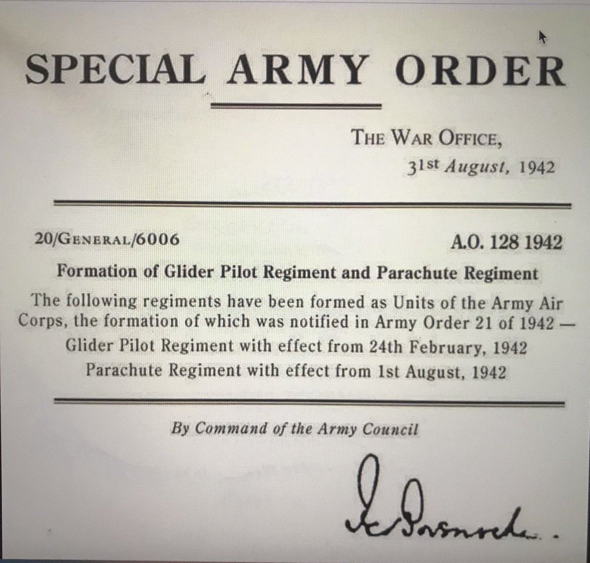 neilsexton659's tweet photo. On a windswept hill on Salisbury Plain we gathered today to mark the foundation of the Glider Pilot Regiment, whose skill, courage and sacrifice had such an impact at critical moments in World War 2. Sad inevitability though - for the 1st time there were no GPR veterans with us. https://t.co/pCsLqQsTqS