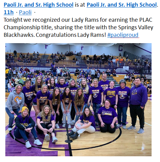 Paoli Girls Basketball tweet media