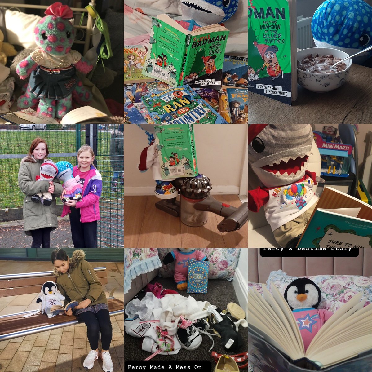 Holytrinityrc's tweet photo. Class 4 have been ‘Diving into Reading’ with their class reading buddies: Olive, Doris, Sidney, Sylvia, Percy and Winston. They are reading in different and fun places and inspiring their younger siblings to read. #readingbuddies #diveintoreading #readingforpleasure 📚 https://t.co/6Nc9EZIaiX