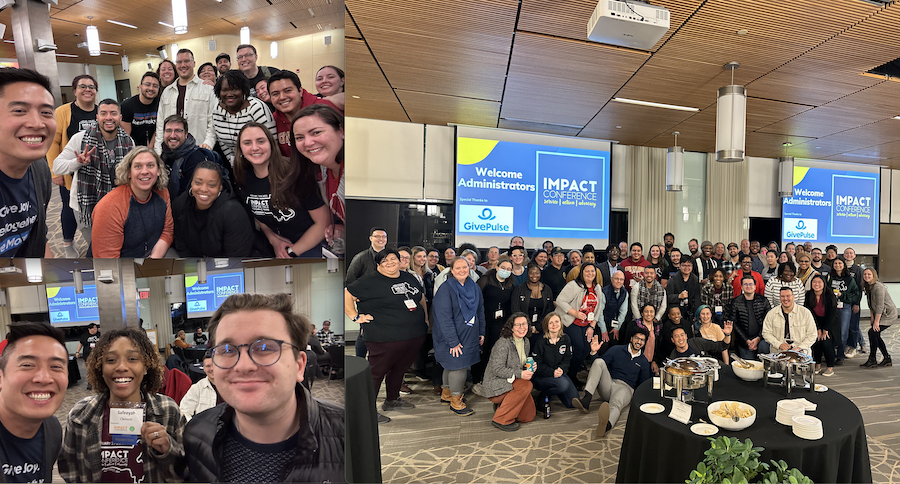 GivePulse (@givepulse) on Twitter photo @impactconference <a href="/UMassAmherst/">UMass Amherst</a> 11th floor of <a href="/hotelumass/">Hotel UMass</a> with admins and members of #ImpactConf and of course… selfie w/ @cce_lynchburg <a href="/lynchburg/">University of Lynchburg</a> #bonnerlove, #Impact2023 board members and huge group selfie capturing one of many moments full of joy! @impactconference <a href="/UMassAmherst/">UMass Amherst</a> 11th floor of <a href="/hotelumass/">Hotel UMass</a> with admins and members of #ImpactConf and of course… selfie w/ @cce_lynchburg <a href="/lynchburg/">University of Lynchburg</a> #bonnerlove, #Impact2023 board members and huge group selfie capturing one of many moments full of joy!