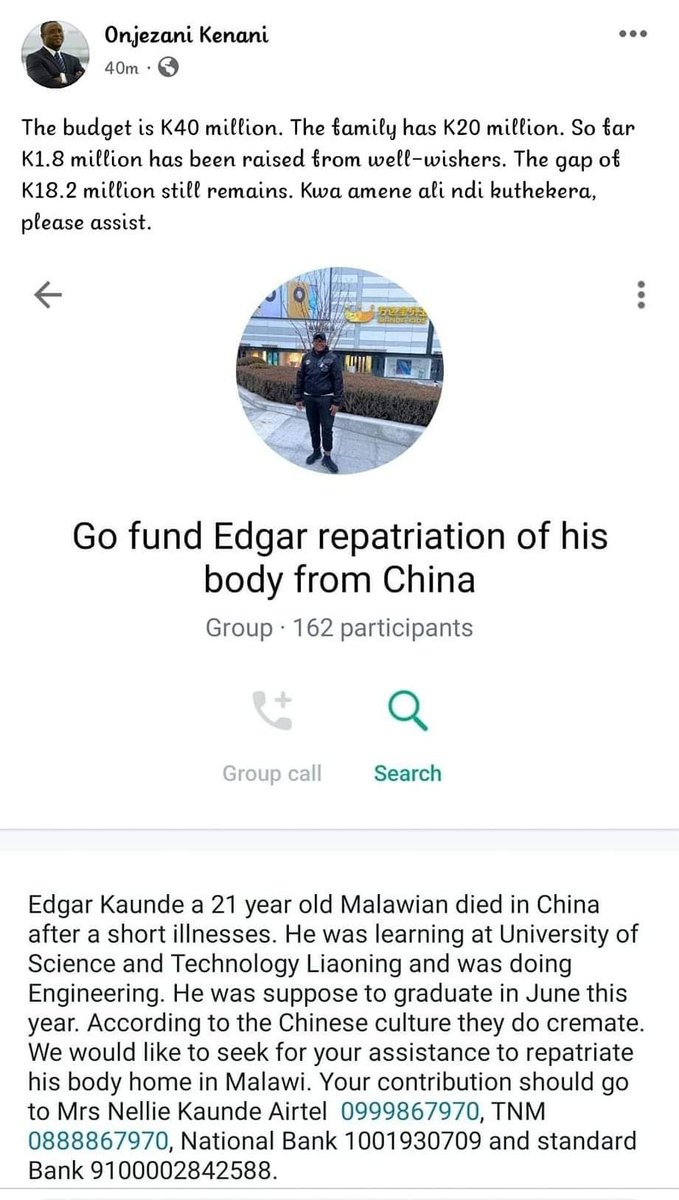 I am failing to comment on this because my belief about death rituals is abit controversial but if I was asked, the least we could do was burn the body and bring the ashes. Otherwise, it seems we are asking too much for a loss we can't replace.

May His Soul Rest.