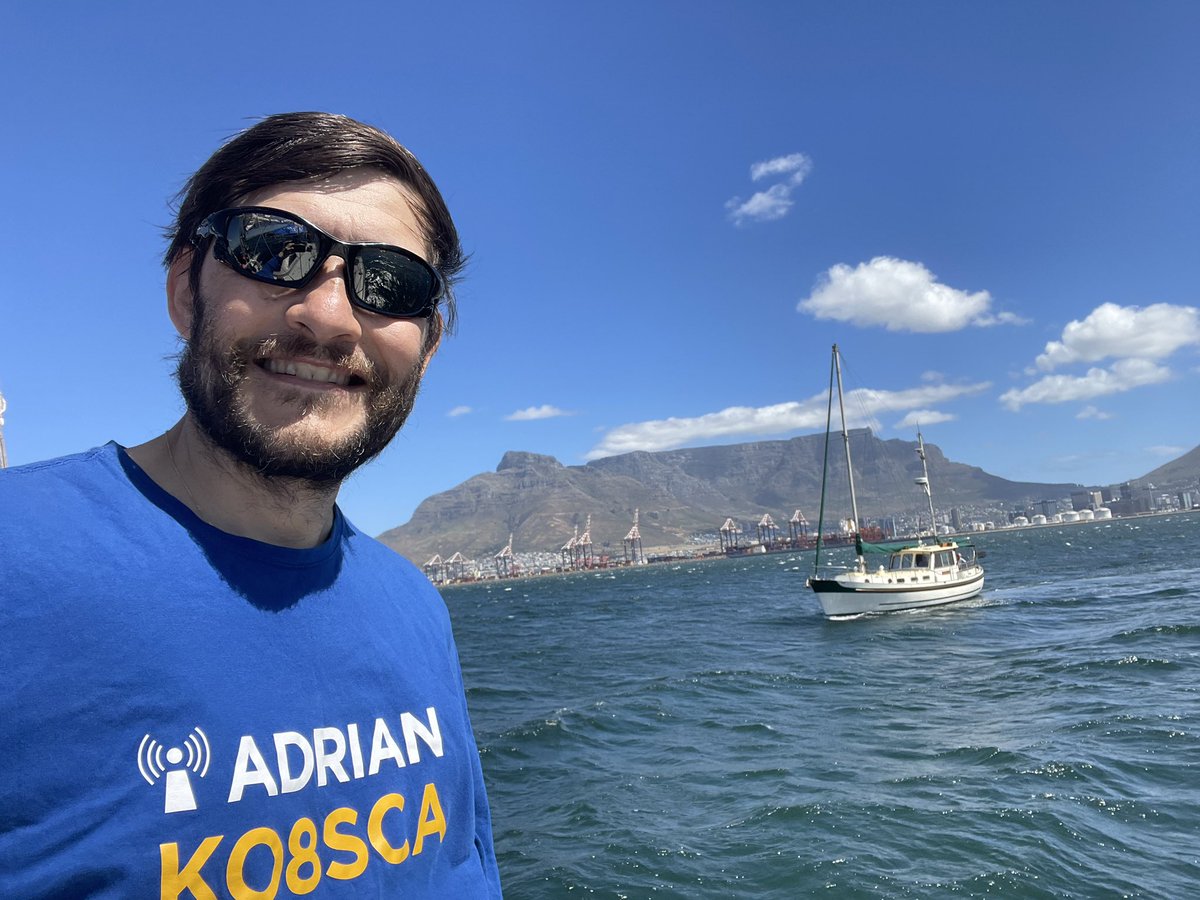 Land Ahoy! Terra Firma! What a beautiful sight! Table Mountain is welcoming us to Cape Town, our end point for the 3Y0J 2023 DXpedition to Bouvet Island. 73 DE Adrian KO8SCA