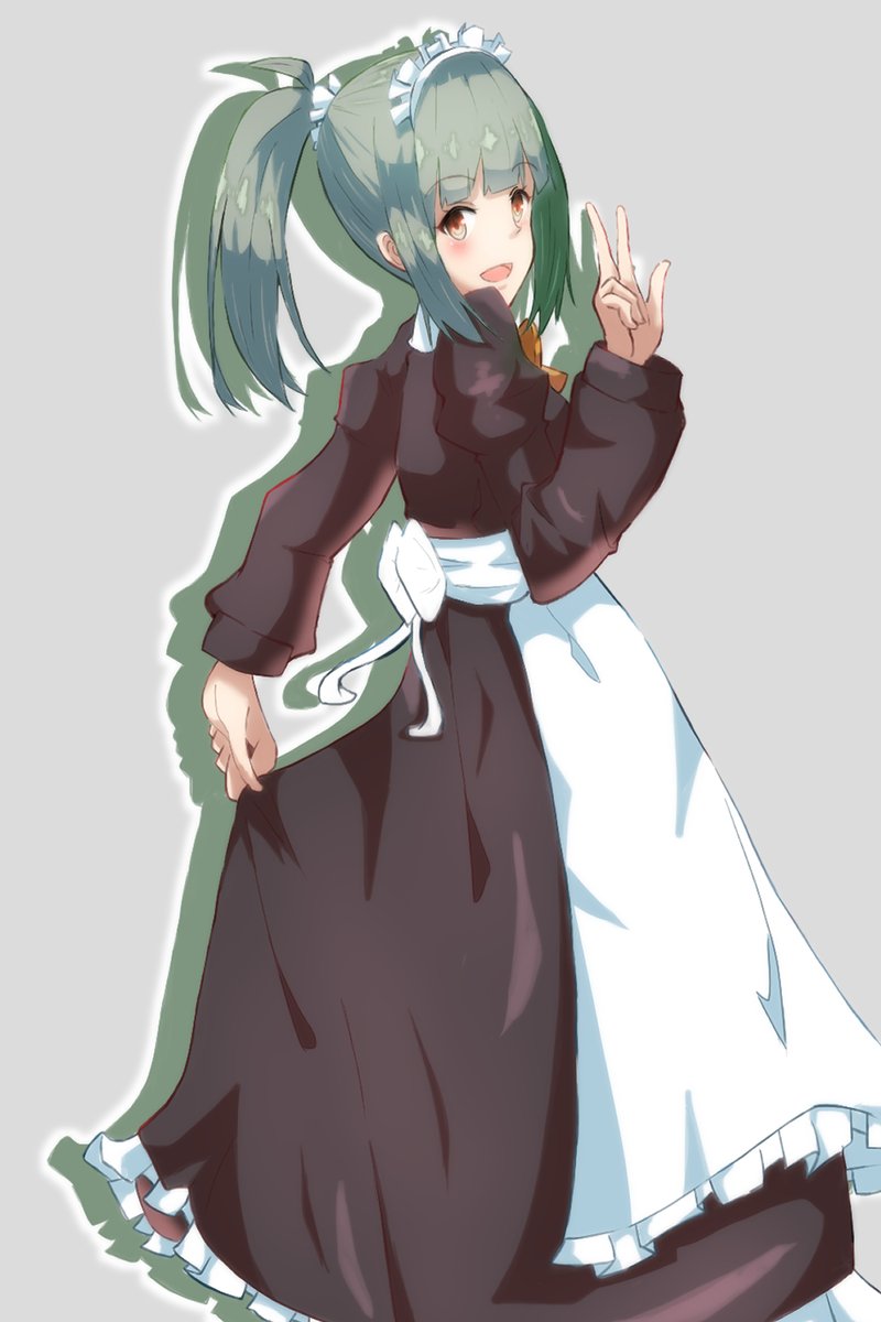 艦これ「メイドになった夕張#艦これ#夕張 」|ベルクート@艦これ絵描きのイラスト
