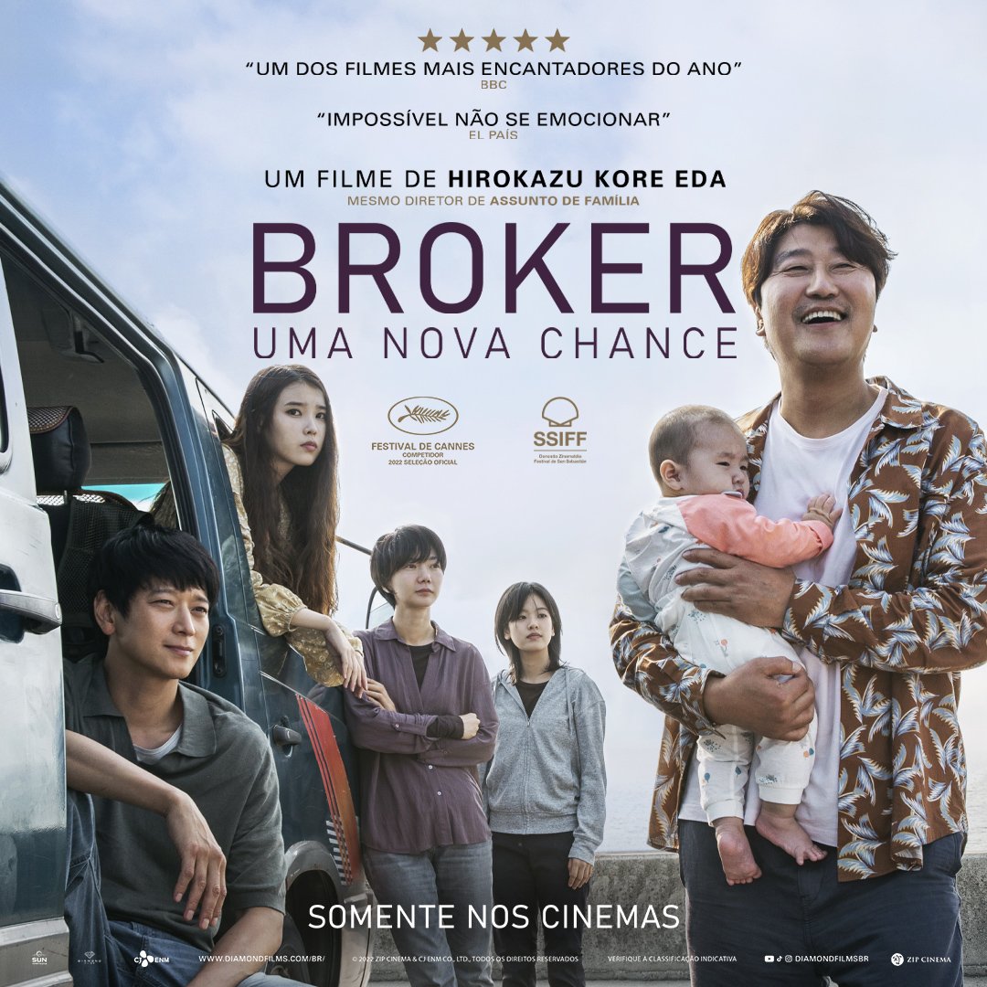 PrettyJiBrasil's tweet photo. 🚨 “Broker - Uma Nova Chance” chega aos cinemas brasileiros no dia 6 de Abril, distribuído pela @DiamondFilmsBR!

Ainda não sabemos quais redes de cinema estão inclusas, mas aproveitem a oportunidade e marquem a da sua cidade nos comentários pedindo o filme! https://t.co/D5NYpznBqk