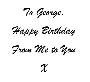 BirthBeatles's tweet photo. FROM ME TO YOU....on what would have been George's 80th birthday, Bernadette recalls giving him a card when he turned 20.  Simply writing 'To George, Happy Birthday, From Me to You x' ... as she didn't want to seem too keen! 💌 https://t.co/Q3NfAtCtoF