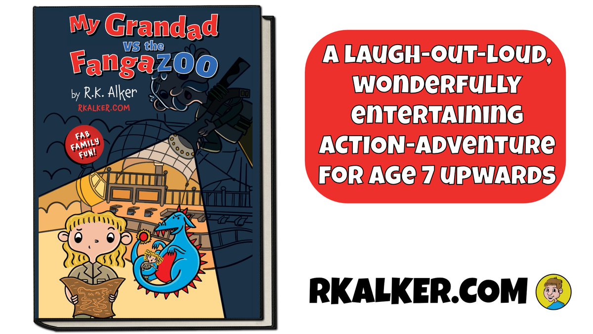 rk_alker's tweet photo. Best-Selling Funny Kids’ Book “My Grandad vs The Fangazoo”  ⭐️⭐️⭐️⭐️⭐️ “Fantastic for children, but I loved it as an adult!”

⭐️⭐️⭐️⭐️⭐️ “So funny—the kids were gripped!”

⭐️⭐️⭐️⭐️⭐️ “A funny book with some great lessons!”

#Publishing #Media #Food #WorldBookDay #WorldBookDay2023 https://t.co/FJ7RQ4YZyt