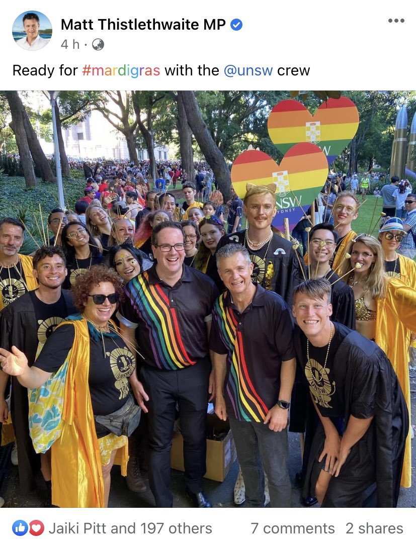 BecHarcourt's tweet photo. Such an honour to dance with @UNSW for #WorldPride Mardi Gras parade tonight
Hats off the all the incredible students & staff for creating such an inclusive welcoming uplifting experience for all @ArcUNSW
πππ https://t.co/2TNzPfaW70