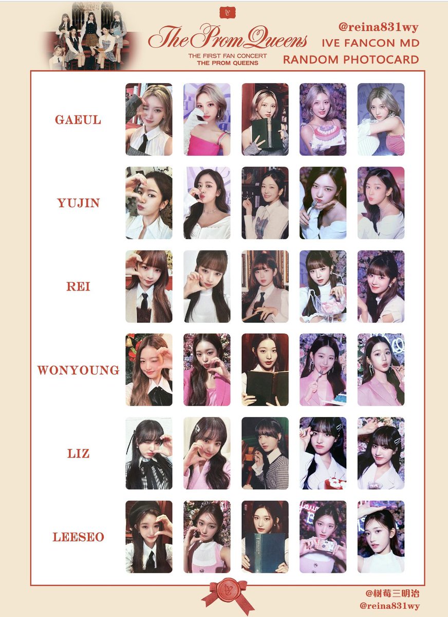P_JEEj_a's tweet photo. เปิดหาร การ์ดive The Prom Queen Photocard pack (Randomรูปการ์ด) เก็บรอบเดียว เมมละ75
เมมที่ว่าง
กาอึล
ยูจิน
เรย์
วอนยอง
ลีซอ
ของถึงเดือนมีนานะคะ
ค่าส่ง35บาทไม่บวกเพิ่ม
สนใจDMหรือเมนชั่นไว้ได้เลยค่ะ เดี๋ยวเราจะทักไปค่ะ
#ตลาดนัดive #IVE #IVE_The_Prom_Queens #IVE_The_Prom_Queen https://t.co/B4psrlHikK