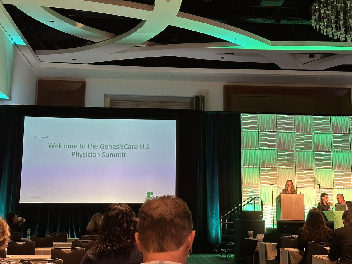 Dan Mark (@drdanmark) on Twitter photo Physician summit <a href="/GenesisCareUS/">GenesisCare US</a> Physician summit <a href="/GenesisCareUS/">GenesisCare US</a>