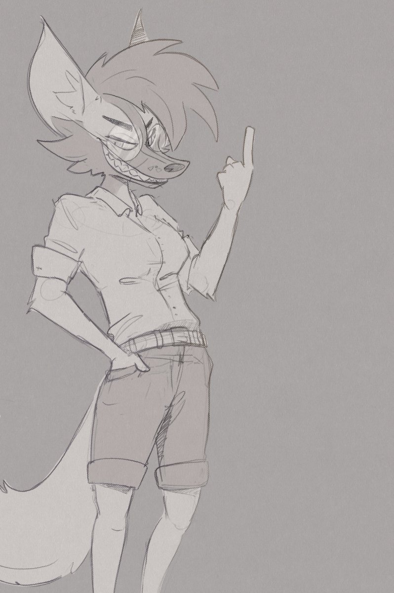 Fancy fox (but probably slightly also mischievous) #anthroart