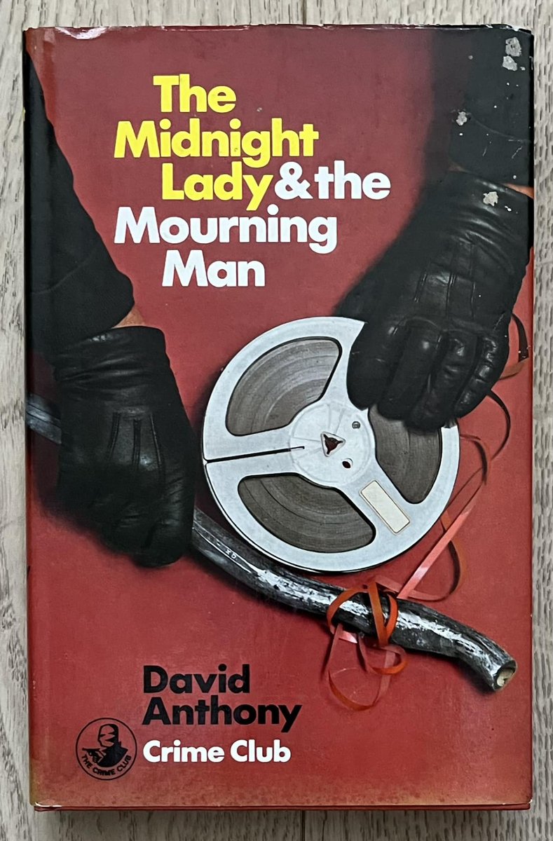 UK hardback edition of The Midnight Lady & The Mourning Man by David Anthony, published by Collins (The Crime Club) in 1970. D/J by Margaret Murray. Filmed as The Midnight Man. #themidnightladyandthemourningman #book #1970s #davidanthony #themidnightman