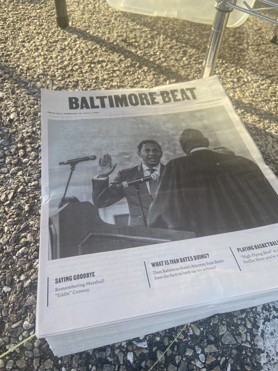 Just dropped off copies of <a href="/baltbeat/">Baltimore Beat</a> at the 32nd Street Farmers Market