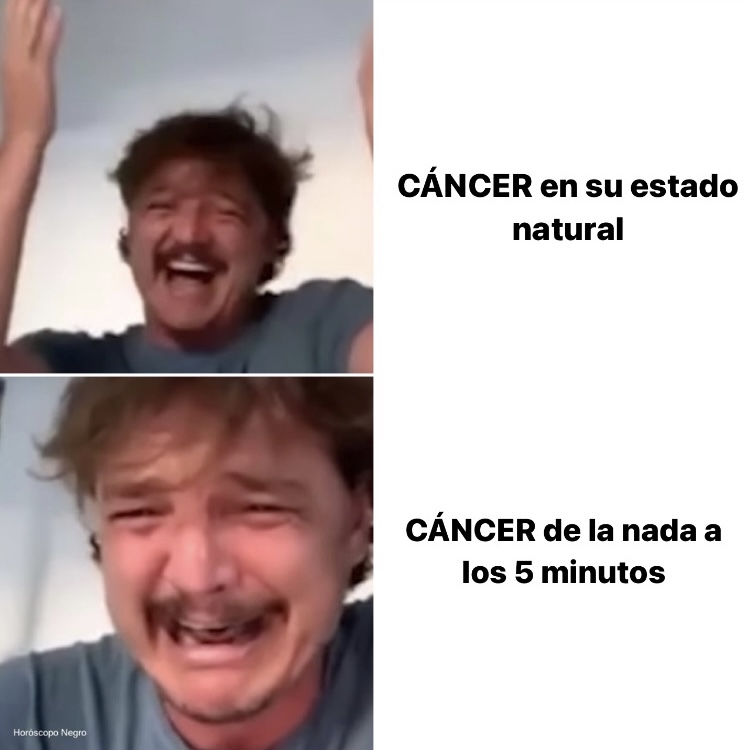 cancer_hn's tweet photo. Los cambios de humor de Cáncer 😂♋️ https://t.co/xM4RcxWRGw