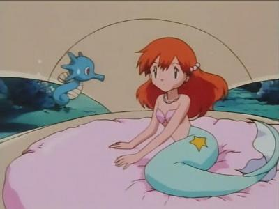 LuapXDD's tweet photo. #pokeOTD 25 years ago (JP), Misty returns to the Cerulean City Gym and helps put on a show. This would be the last time that we see Misty's Starmie all the way until Pokemon Journeys. And the last for Horsea. This was a really fun OS episode! Thoughts on it? #anipoke #pokemon https://t.co/RuGQeRRWEY