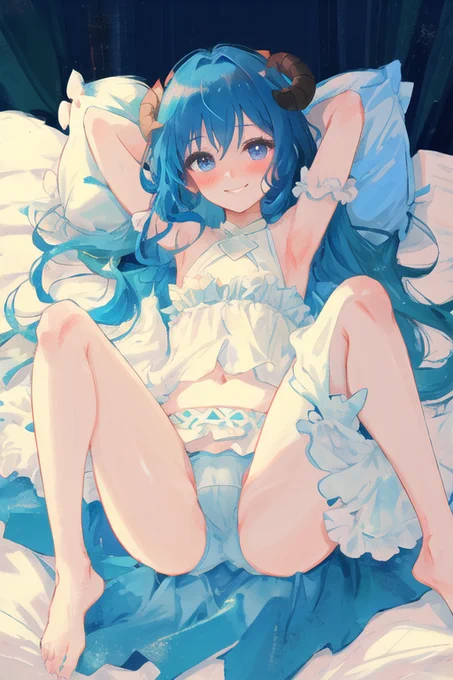 いろいろプロンプトを研究したかったのに、うちの子を生成するのが楽しくて止まらん。ひさしぶりの感覚だわー。 "spread legs"と"cameltoe"はワンセット。  詳細はALTに #AIイラスト #stablediffusion