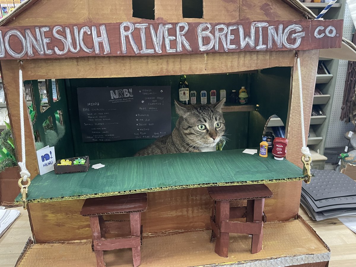 Aimsel's tweet image. Daniel continues to live his best life at Shopper’s True Value in South Portland, Maine