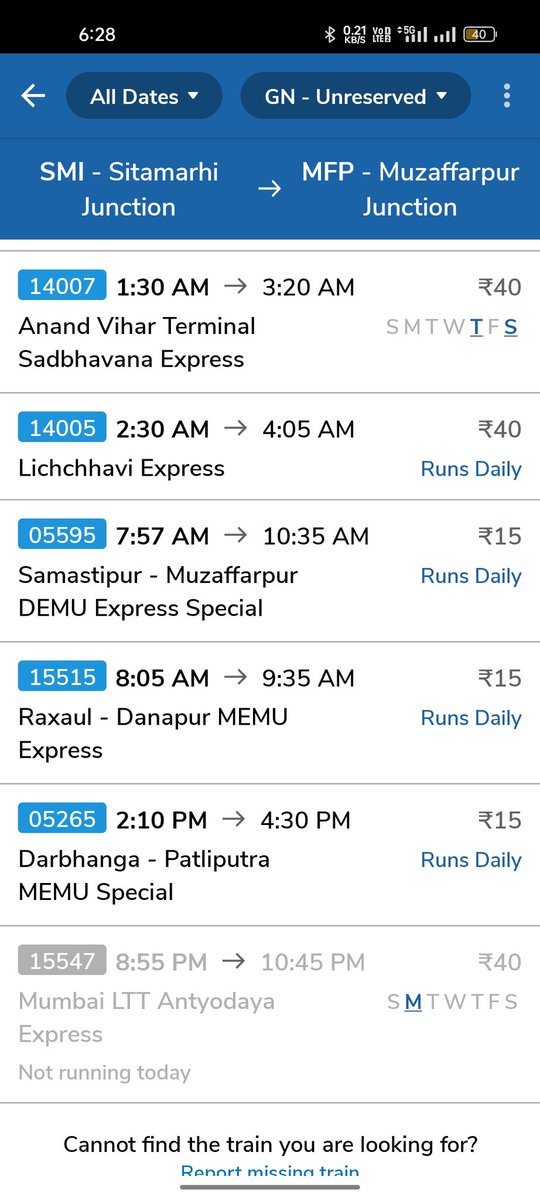 amitrajmth's tweet image. As Sitamarhi is birth Place of Lord Sita a important tourist place in Bihar.
First train from Muzaffarpur to Sitamarhi is at 12:25 PM.
Last train from Sitamarhi to Muzaffarpur is at 2:10 PM
Plz provide 1 train in Morning from Muzaffarpur and Returned from Sitamarhi in Evening.