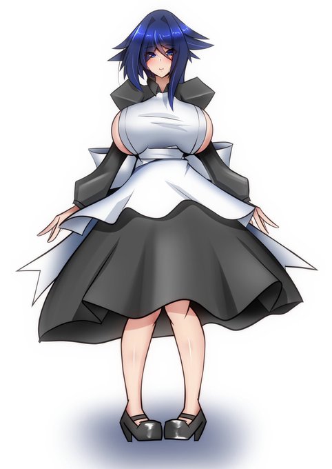 サブキャラとして作ったはずだったのにいつのまにかうちの子でかなり好評になったうちの横乳メイドをぜひ覚えていってください! 