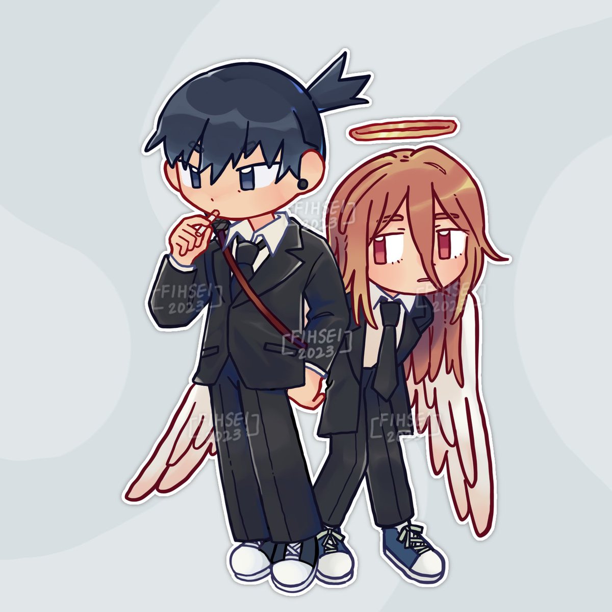 fshhlites's tweet photo. [Fanart - CSM]

An Akiangel design that will be an acrylic charm 👀

#rkgk #chainsawman https://t.co/aURGjrbDzT