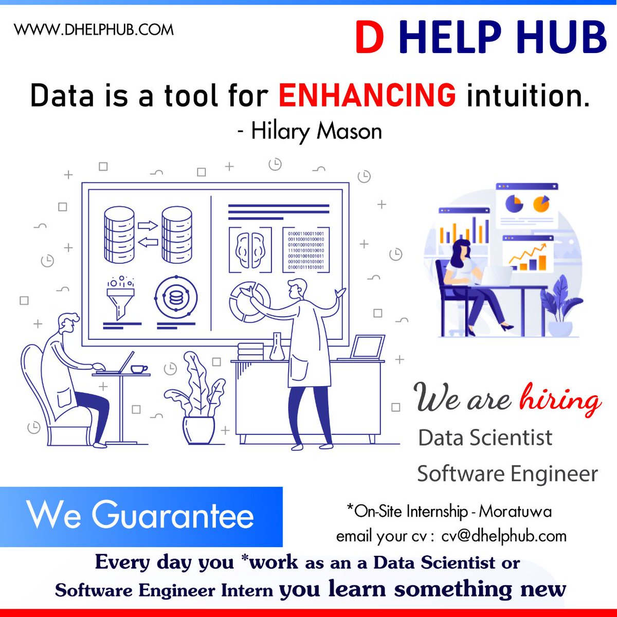 dhelphub's tweet photo. We are hiring
1. Data Scientist - Intern.
2. Software Engineer - Intern
#hiring #datascientist #intern #internship #internship2023 #Intern2023march #onsite #softwareengineer #fullstackdeveloper #notremote https://t.co/qaVmTkuwKN