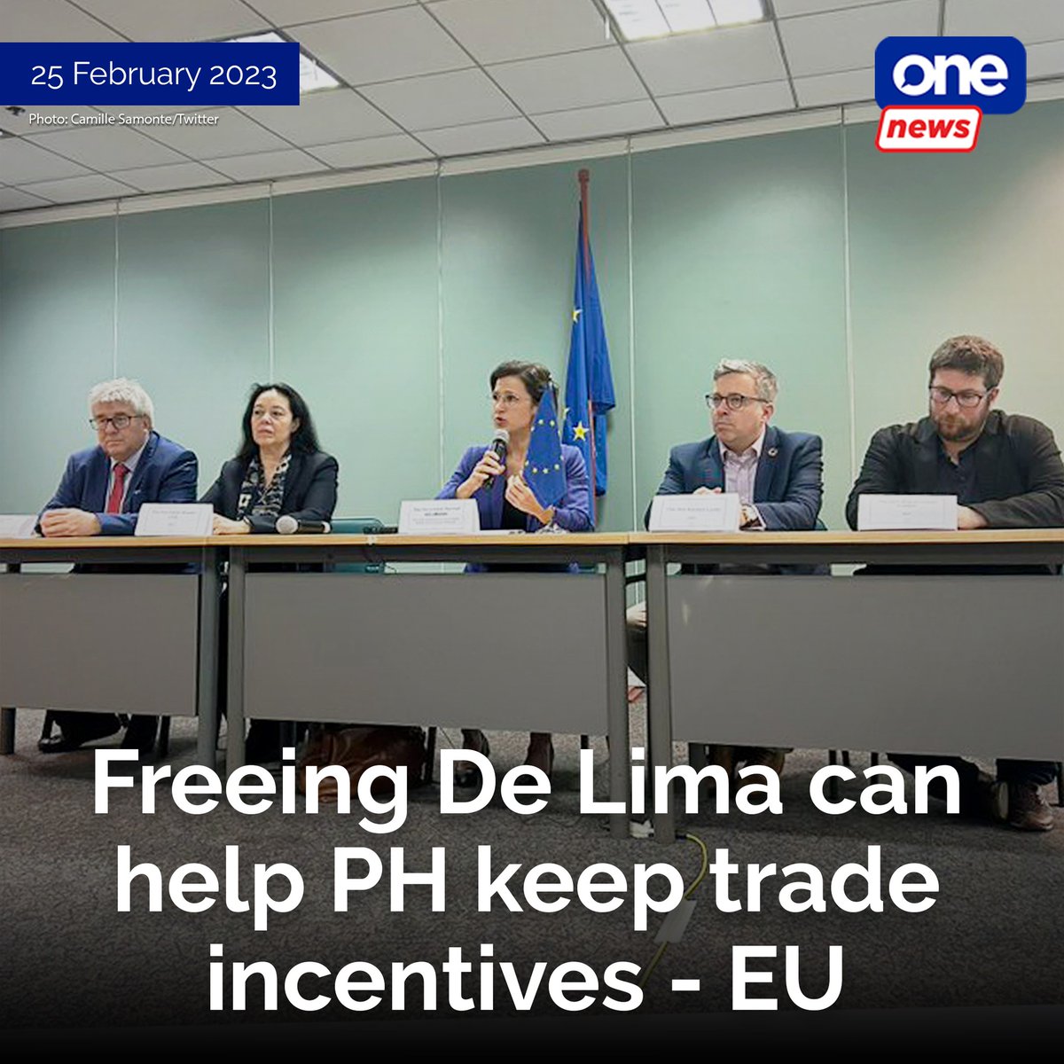 pinoyanghang's tweet photo. This pronouncement is DISGUSTING, to say the least. Filipinos should be outraged that some parliamentarians from EU have the gall to suggest—WITHOUT RESPECT for our judicial processes—that freeing De Lima, who has pending criminal cases, can help PH keep trade incentives from EU. https://t.co/6MxgmZP7yg