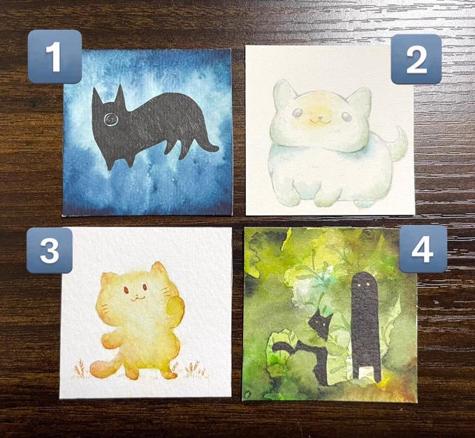 【猫の日の通販開始】こちらの子達の販売を開始しました!色んな猫ちゃんグッズや原画をご覧くださいませ!またよければ宣伝の為にRTしていただけるとありがたいです 