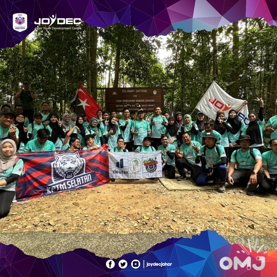 joydecjohor's tweet photo. OMJ@Peak Hunters 2023 di Gunung Banang, Batu Pahat melibatkan Orang Muda Johor daerah Muar dan Batu Pahat.

#OMJ #Joydec #MajuJohor https://t.co/L0vjePO8d3