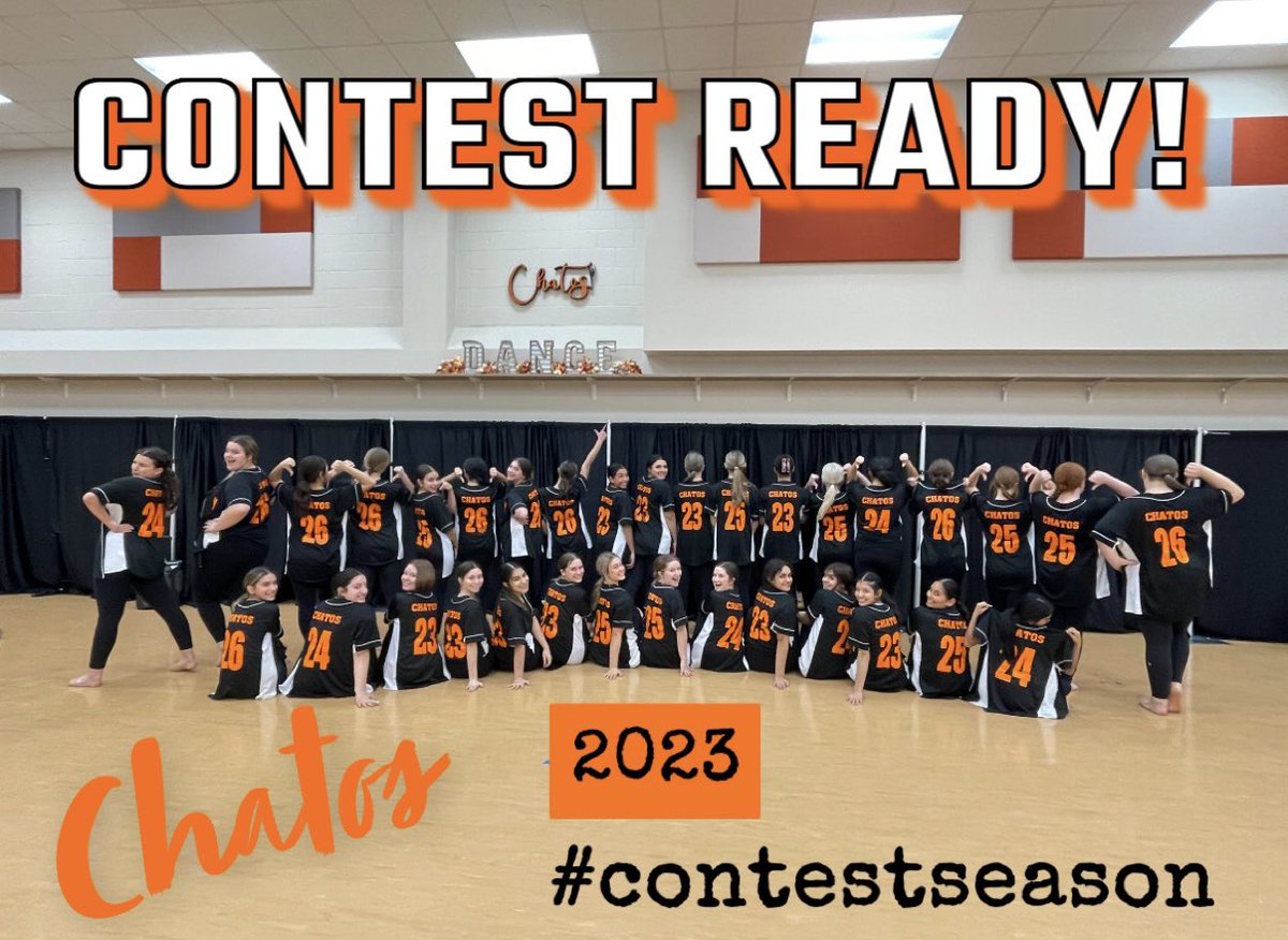 LPDanceChatos's tweet photo. Good luck to the Chatos Dance Team today!! 🧡 #LPISD https://t.co/oW4AxxwI0v