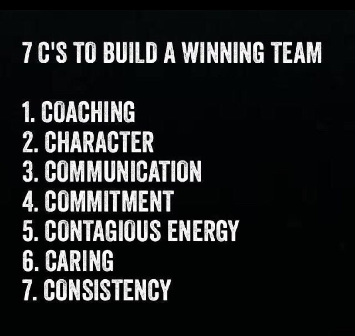 Just remember those #7 #C to enable a winning #team #leadership