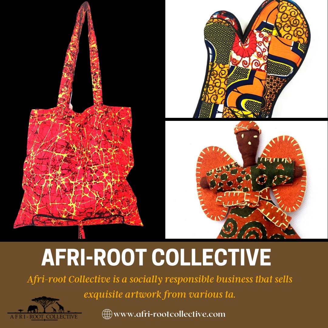 Afrootcollectiv's tweet photo. Afri-root Collective. Afri-root Collective is a socially responsible business that sells exquisite artwork from various ta. Order now online.
See More: ππ https://t.co/Aj7pfLtiH2
#craftscollective #craftshome #craftsmaking #homecrafts #rootcrafts #sustainablecrafts https://t.co/Y96PxbtX3s