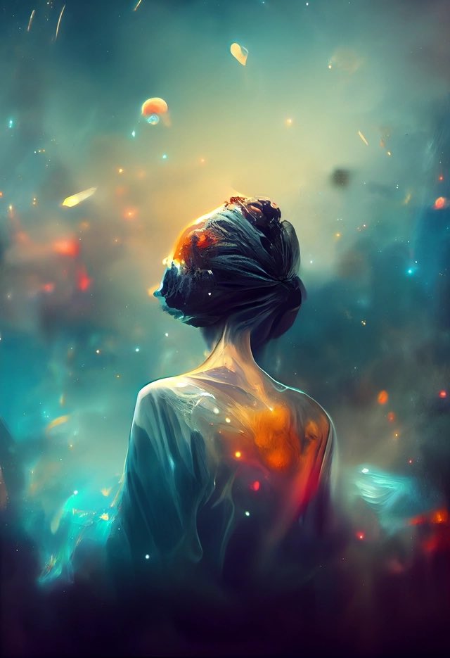 Symphony_Hale's tweet image. Lost in acrid haze
Festering malevolence
Of #decrepit soul

 #Gothiku
📷—OpenArt-InmateriaTravelers