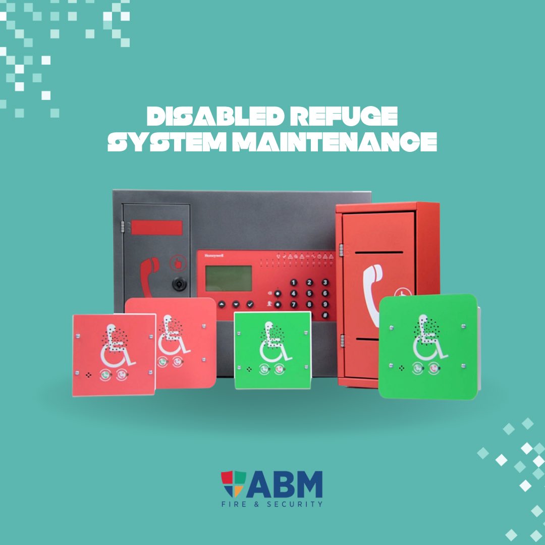 FireAbm's tweet photo. DISABLED REFUGE #SYSTEM MAINTENANCE 👨‍🔧 

Disabled refuge #alarm systems are required as part of the Building and Disability Discrimination Act regulations in new buildings 🧱 

To find out more, make a quick enquiry today: https://t.co/XAQuLmtNSM 👍 

ABM #Security 🔒 https://t.co/kIR3fU2y3z