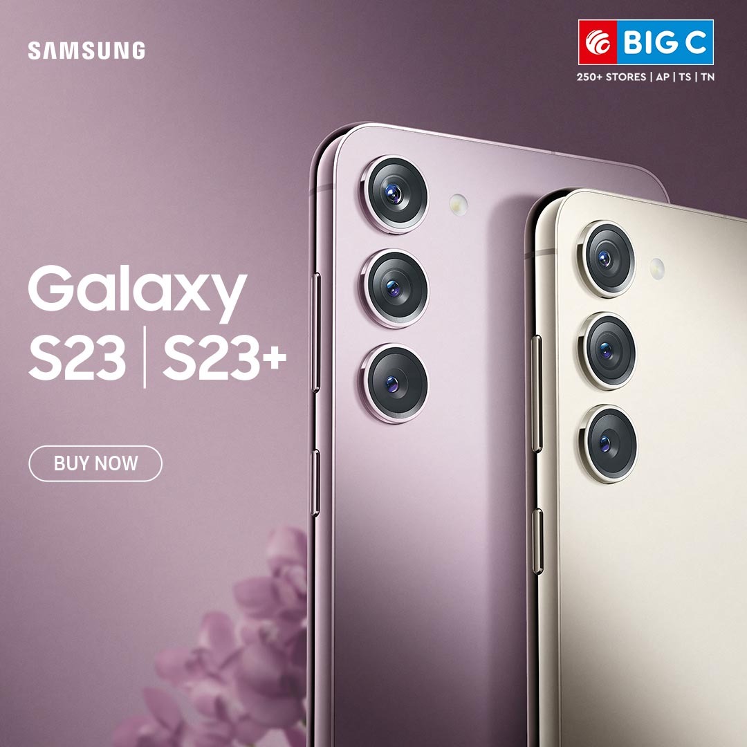 BigCMobilesIND's tweet photo. Buy Now Galaxy S23 | S23+ | S23 Ultra from Big C Mobiles
Shop Now: https://t.co/TjzrGg9OEe
Call Us: 18001234578
#BigCstore #bigc #BigCstore #s23ultra #S23 #Samsung #samsunggalaxy #galaxy #GalaxyS23 #GalaxyS23Ultra #s23plus #retailers https://t.co/j3ITy5WxVQ
