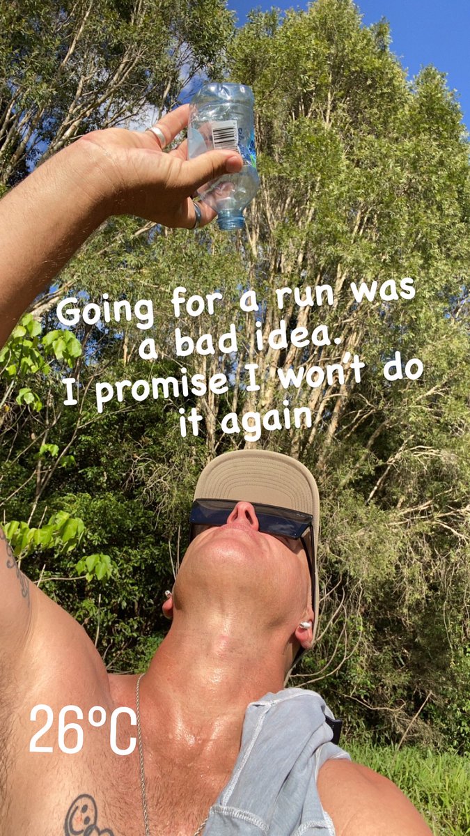 And should have got a bigger water bottle #IreneDeservesBetterTreatment #Australia #hotmess