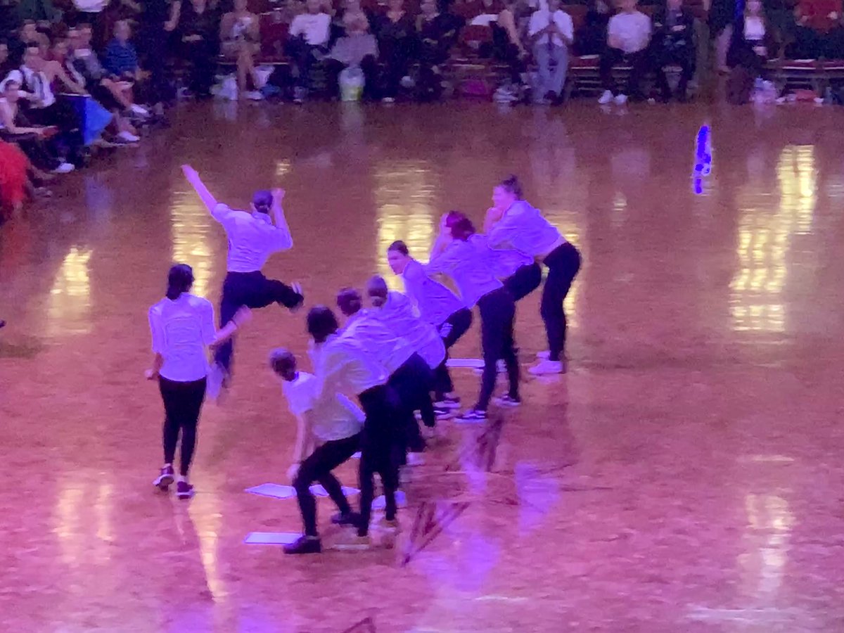 profmattleach's tweet photo. @UniOfSurrey Watching the University of Surrey Ballroom and Latin Dance Club @SurreyBLDC perform their Offbeat at #ivdc in Blackpool’s fabulous Winter Gardens ballroom. https://t.co/1UPgWg1Kq7