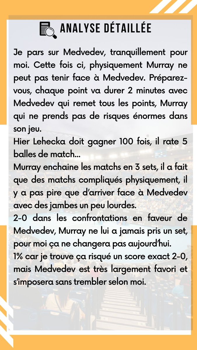 AC_PRONOS_'s tweet photo. 📆 25.02.2023
🗣 Direction la finale de Doha pour le bet du jour. Vers un 6ème pronostic consécutif validé ?
♥️ & ♻️ si tu suis !
#ACPRONOS #betting #tennis #TeamParieur #ATPDoha https://t.co/LuNmkPuH6j
